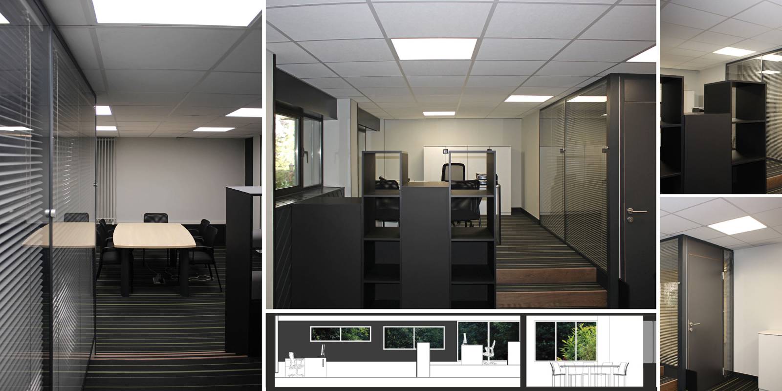 Aménagement et transformation des bureaux du siège SOFITEX de Mulhouse