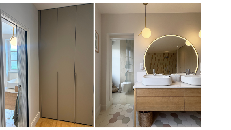 Réhabilitation d'une suite parentale avec salle de bain à Colmar