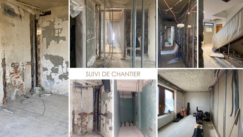 Rénovation Hotel le Relais du Klevener à Heiligenstein Alsace.
