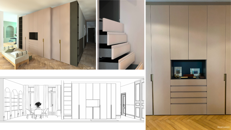 A Strasbourg, un appartement élégant aux influences Haussmanniennes