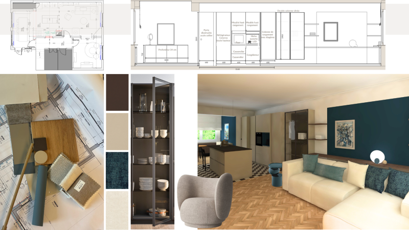 Aménagement intérieur sur-mesure pour particuliers et professionnels avec suivi de chantier complet à Strasbourg